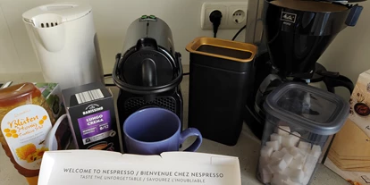 Monteur-Zimmer - Österreich - Kaffee und Tee Auswahl - Ferienwohnung Landliebe