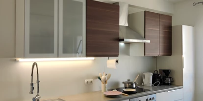Monteur-Zimmer - Österreich - Küche mit Backofen und Ceranfeld - Ferienwohnung Landliebe