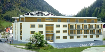 Monteur-Zimmer - Österreich - Aussenansicht Personalhaus Gehörde Sölden. Monteurzimmer Sölden in Tirol - Monteurzimmer Sölden im Ötztal