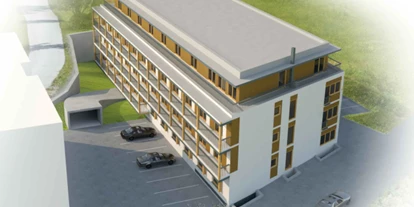 Monteur-Zimmer - Österreich - Aussenansicht Personalhaus Gehörde Sölden. Monteurzimmer Sölden in Tirol - Monteurzimmer Sölden im Ötztal