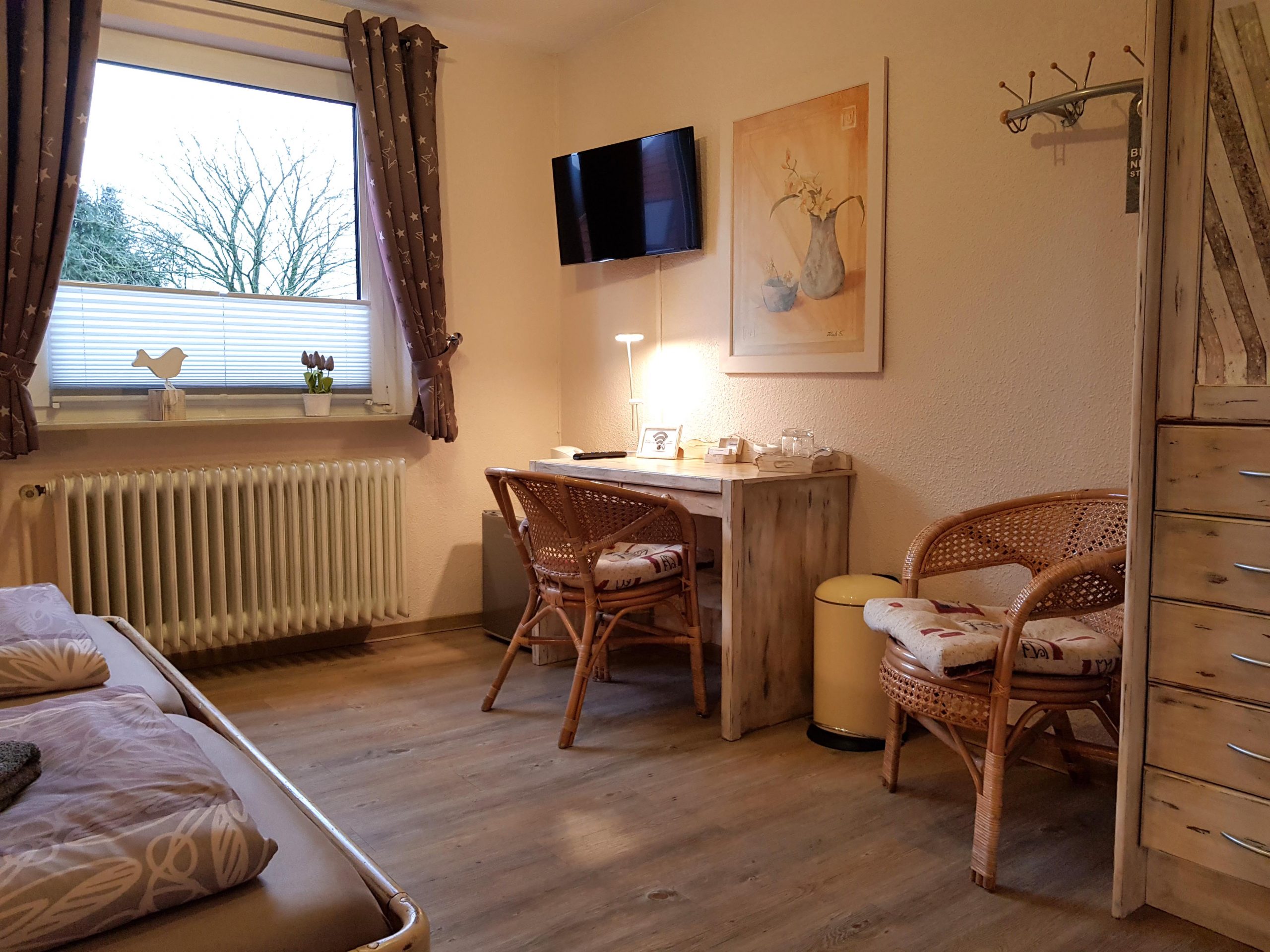 Monteur-Zimmer - Zimmerarten: Mehrbettzimmer - Schleswig-Holstein - Doppelzimmer - Hotel Gästehaus Flensburg Engelsby