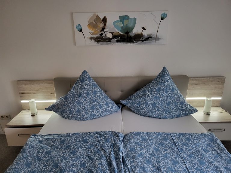 Monteur-Zimmer - Zimmerarten: Mehrbettzimmer - Ostsee - Fereinwohnung Schlafraum - Gästehaus Harrislee