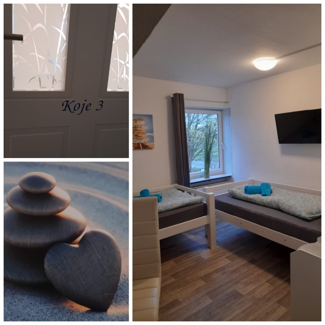 Monteur-Zimmer - Preis pro Nacht - Boardinghouse Meiken Koch 4 Zimmer mit je 2 Betten in 24941 Flensburg
