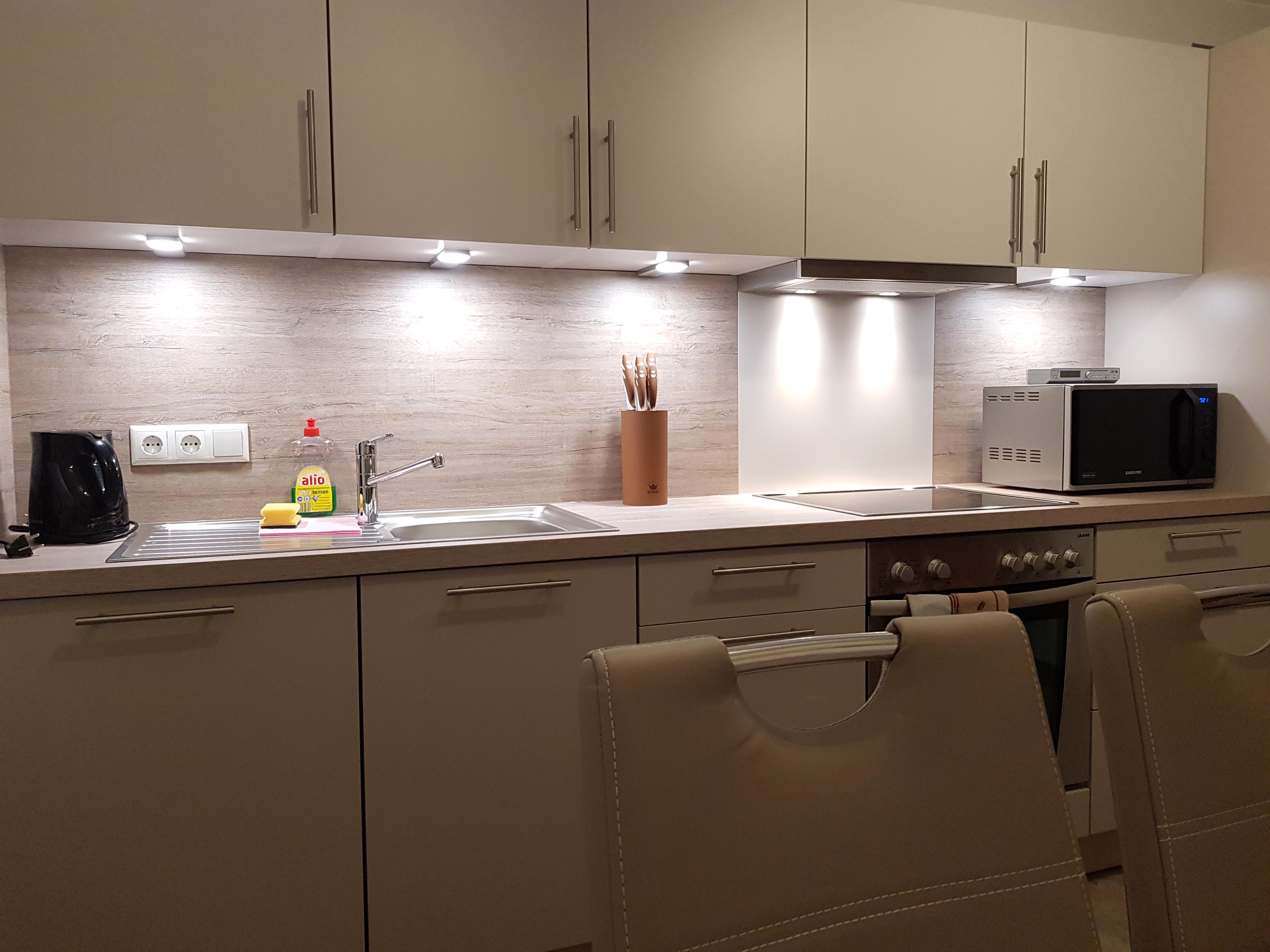 MonteurZimmer: Küche - Ferienwohnung Engelsby