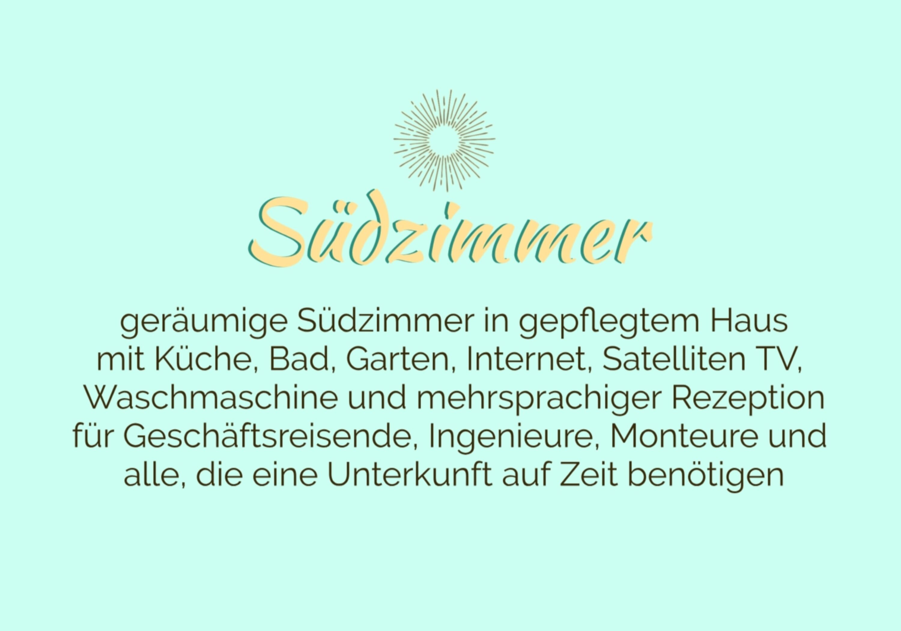 Monteur-Zimmer - Friedberg (Landkreis Aichach-Friedberg) - "Südzimmer" - Monteurhaus Fiedler Neumann