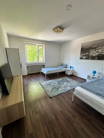 Monteur-Zimmer - Wehringen - Wohnung in Augsburg, 3 Doppelzimme mit Einzelbetten