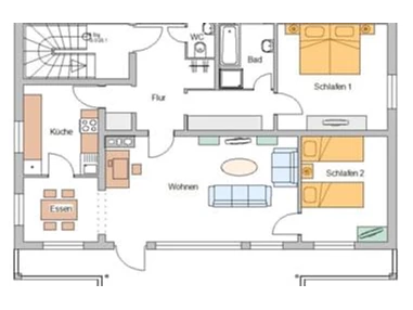 MonteurZimmer: Appartement Augustus - die gemütliche Unterkunft