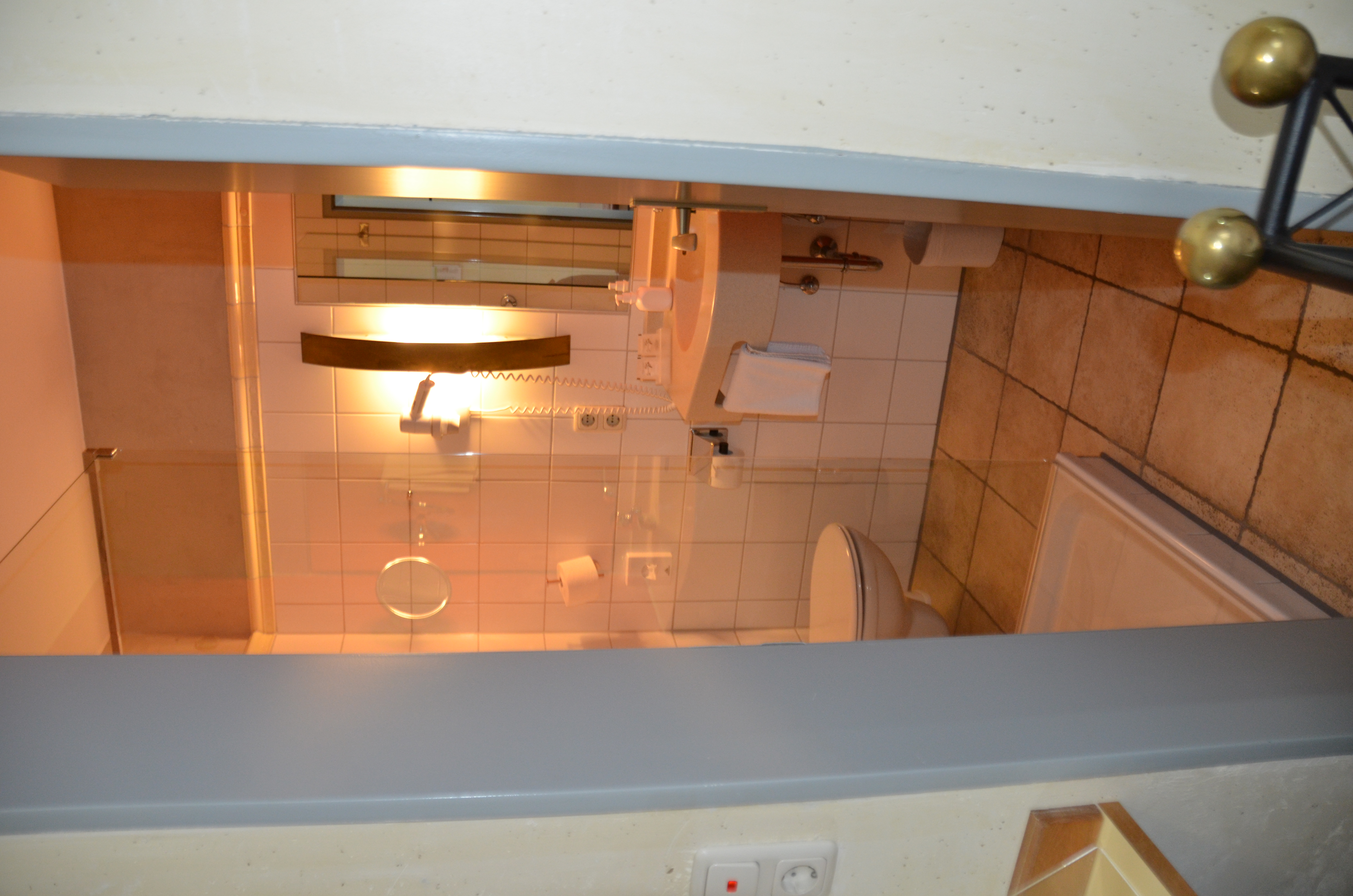 Monteur-Zimmer - Bayern - Badezimmer in einem Einzelzimmer  - Gasthaus | Gästekiste