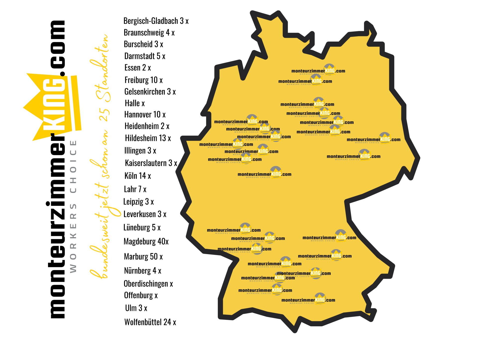 Monteur-Zimmer - Bückeburg - monteurzimmerKING in BAD OEYENHAUSEN in 32549 Bad Oeynhausen