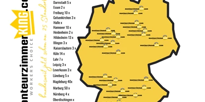 Monteur-Zimmer - Bad Oeynhausen - monteurzimmerKING in BAD OEYENHAUSEN in 32549 Bad Oeynhausen