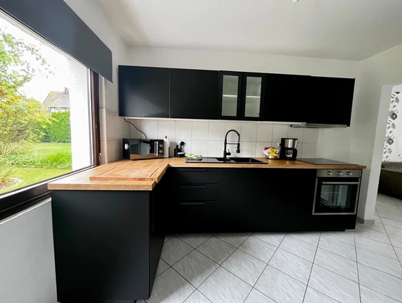 MonteurZimmer: Gästehaus Windmühlenweg, 4 Schlafzimmer, 112 qm, neu und modern in 32139 Spenge