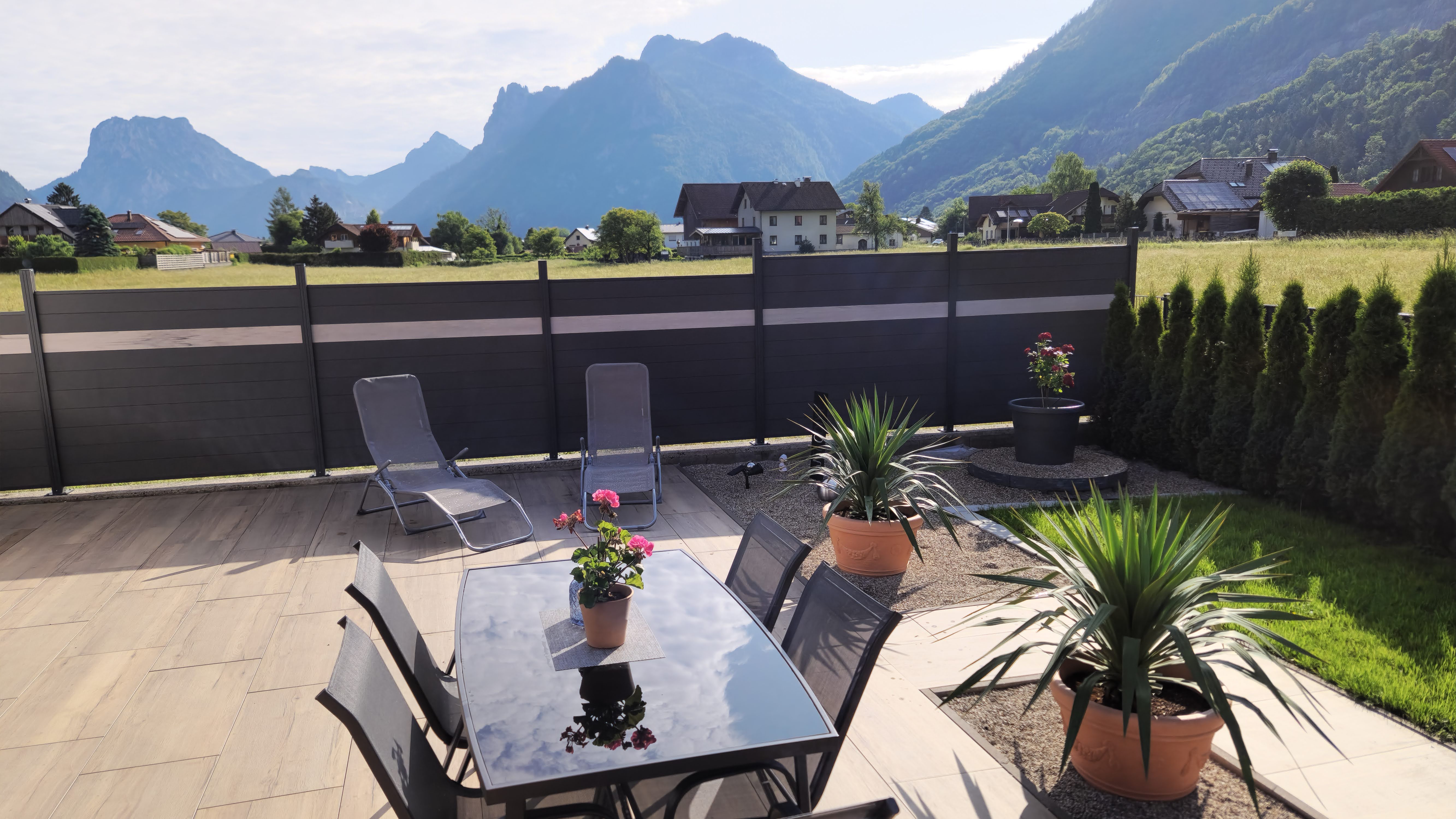 Monteur-Zimmer - Unterkunftsart: Gästehaus - Abtenau - Aussicht und Terrasse - Smi's Tiny House