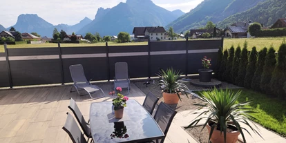 Monteur-Zimmer - Küche - Österreich - Aussicht und Terrasse - Smi's Tiny House