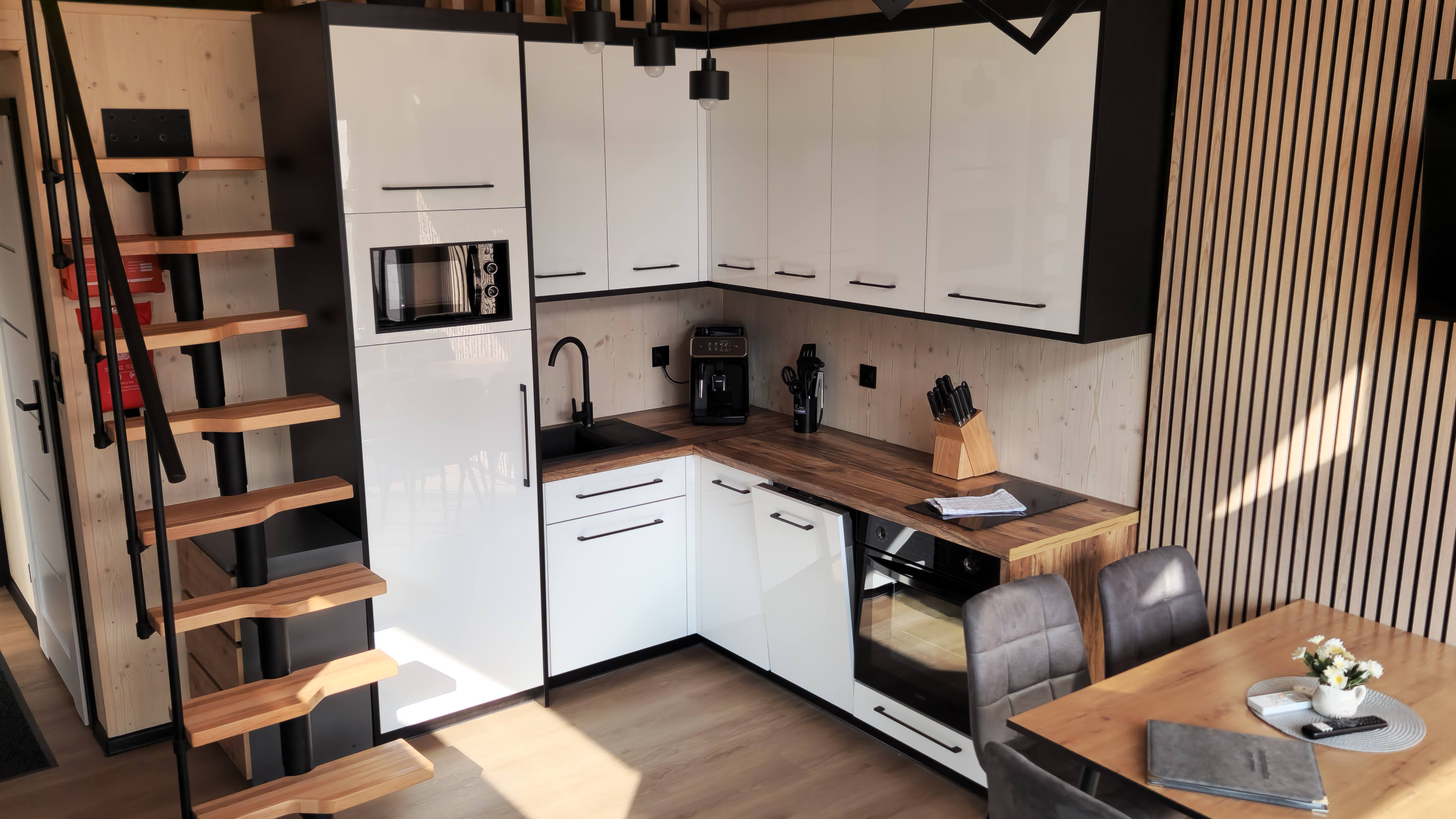 MonteurZimmer: Voll ausgestattete Küche - Smi's Tiny House