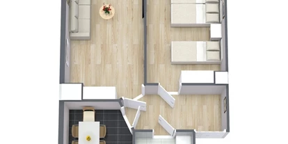 Monteur-Zimmer - Preis pro Nacht - rundriss große Wohnung bis 5 Personen - Zollikof Aparts