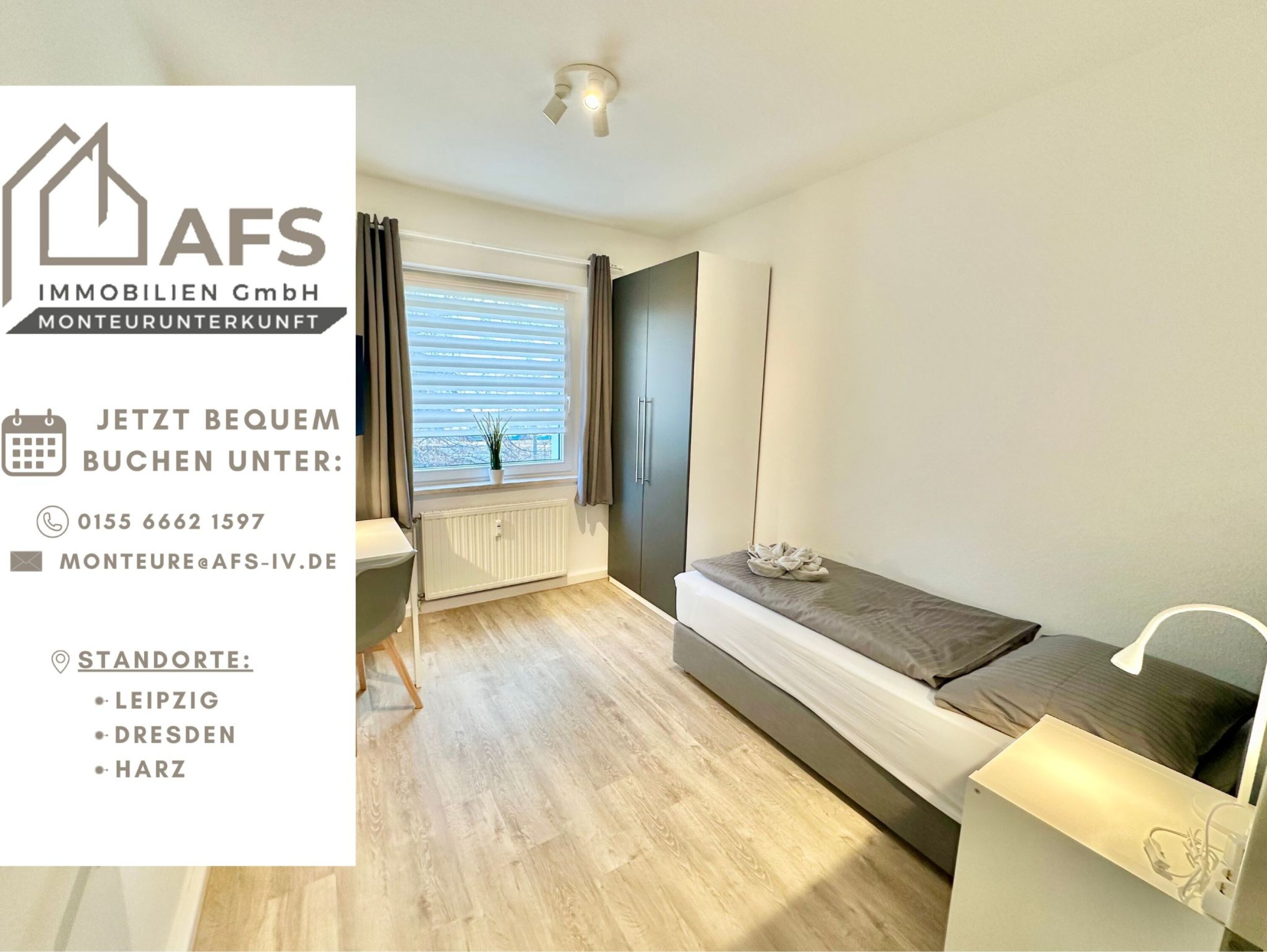 Monteur-Zimmer - Groitzsch - AFS Monteur Zimmer Stentzlerstraße