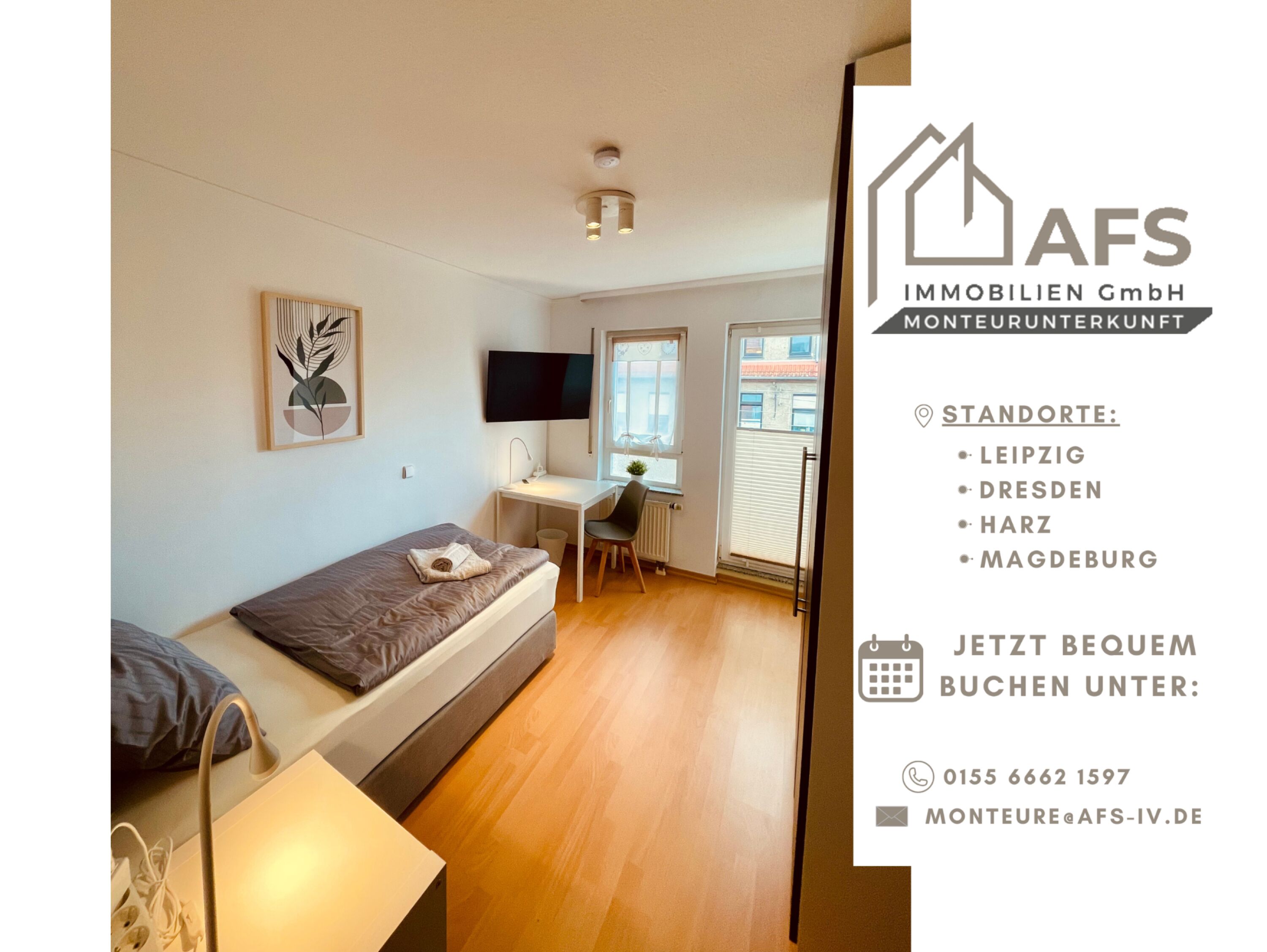 Monteur-Zimmer - Groitzsch - AFS Monteur Zimmer Stentzlerstraße