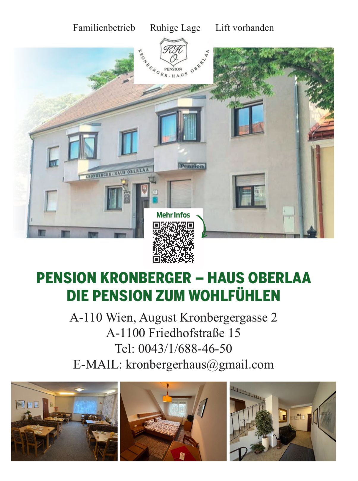 Monteur-Zimmer - Bruck an der Leitha - Kronberger Haus Oberlaa - Pension Monteurzimmer Kronberger-Haus Oberlaa