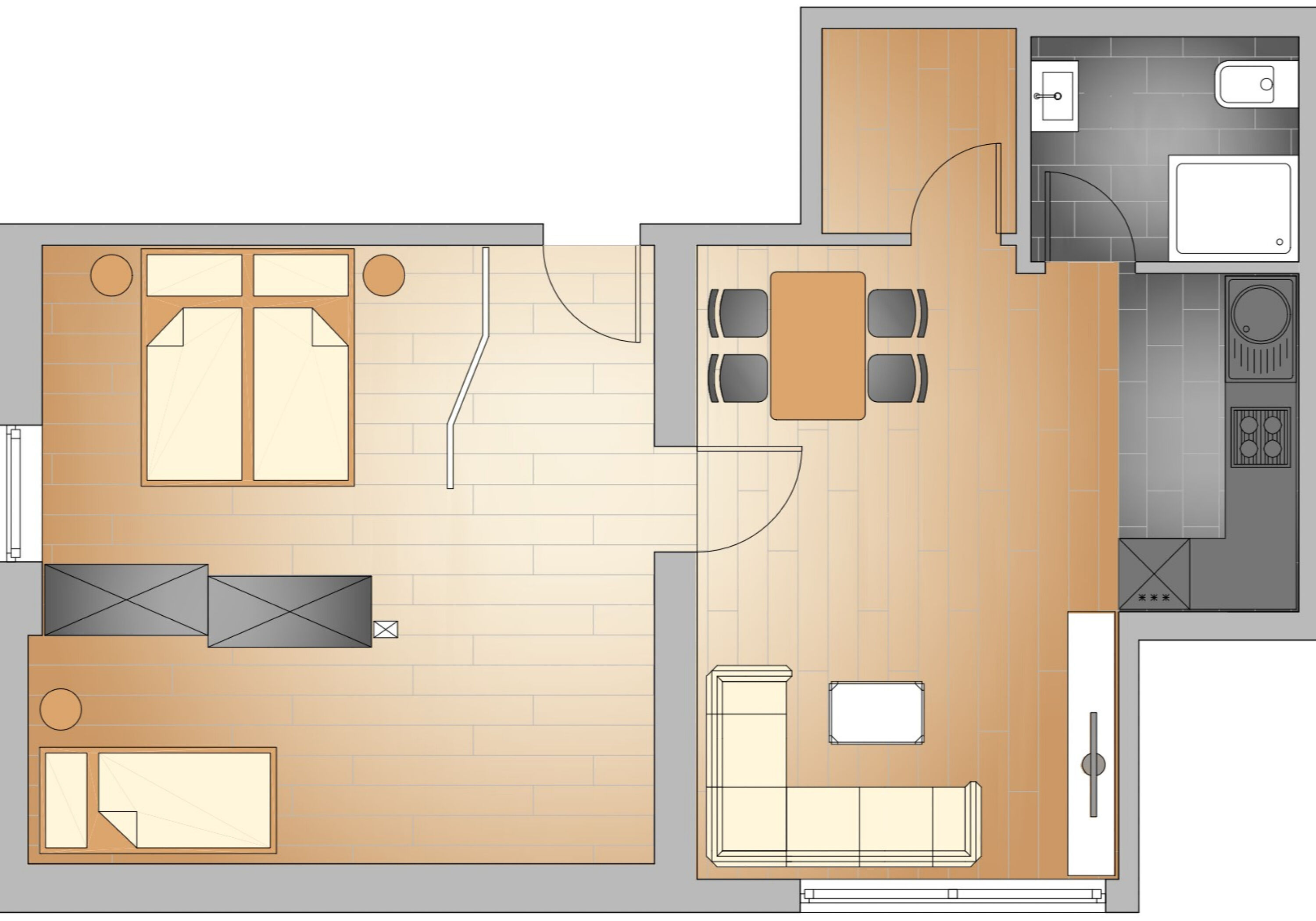 Monteur-Zimmer - https://images.monteurzimmer.de/6931c33454/xl/e0d4ff6e-b499-4780-9310-012ac21ddd49.jpg - Ferienwohnung am Schafstall