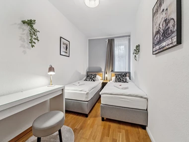 MonteurZimmer: Komfortable 3-Zimmer-Wohnung Leipzig Zentrum-Südost