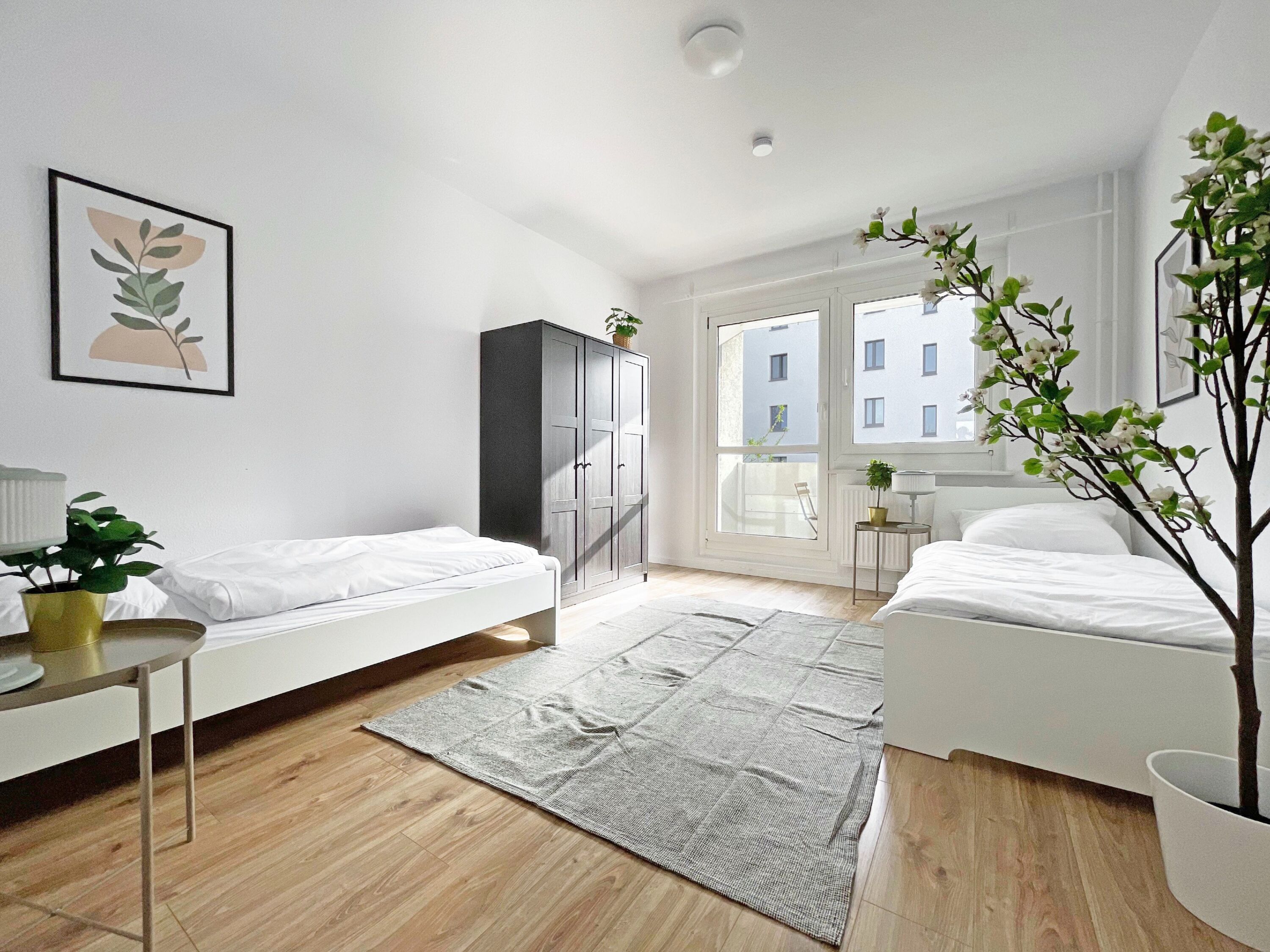 Monteur-Zimmer - Günstige Unterkunft in Leipzig mit Bad und Küche