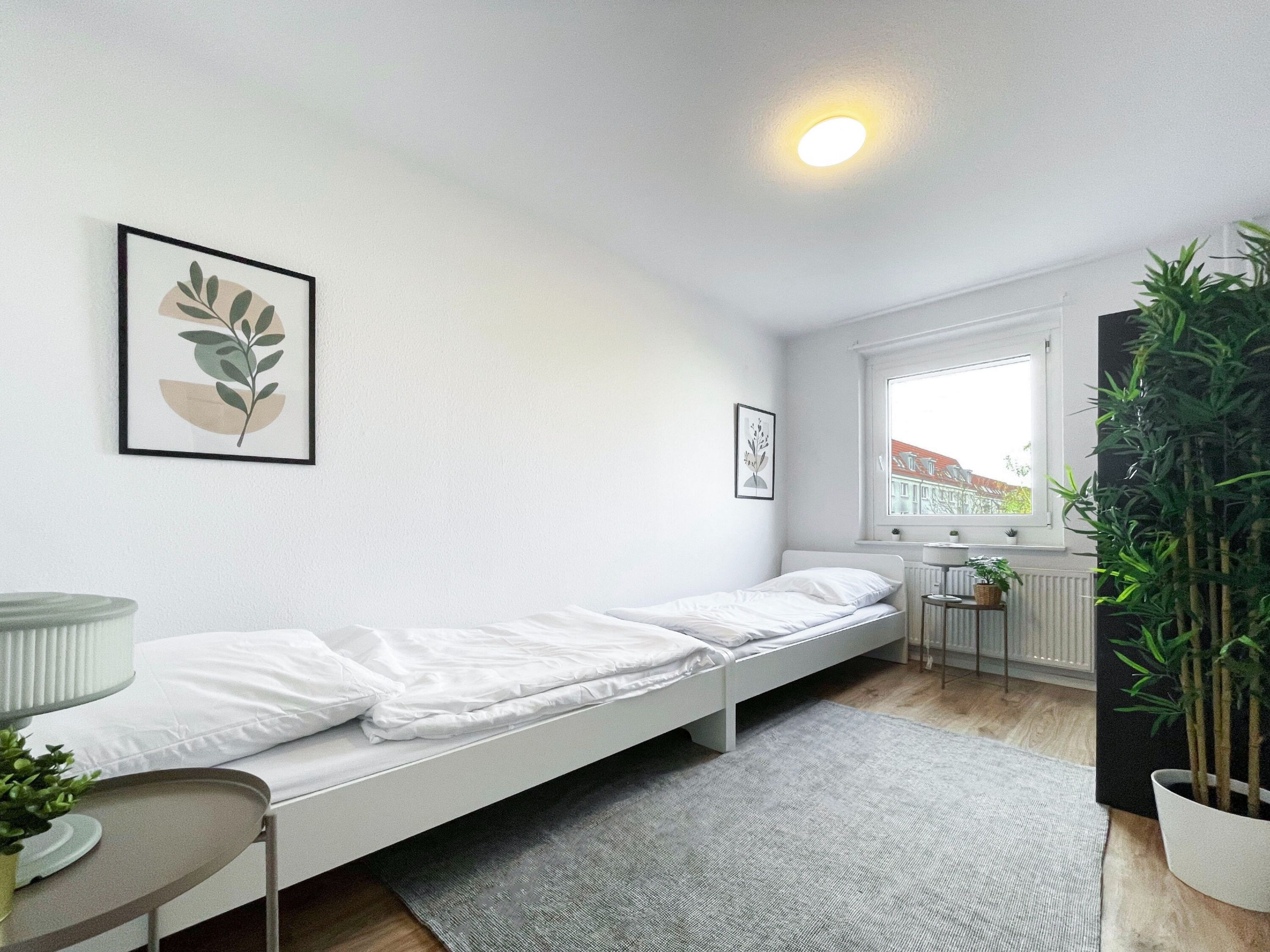 Monteur-Zimmer - Günstige Unterkunft in Leipzig mit Bad und Küche