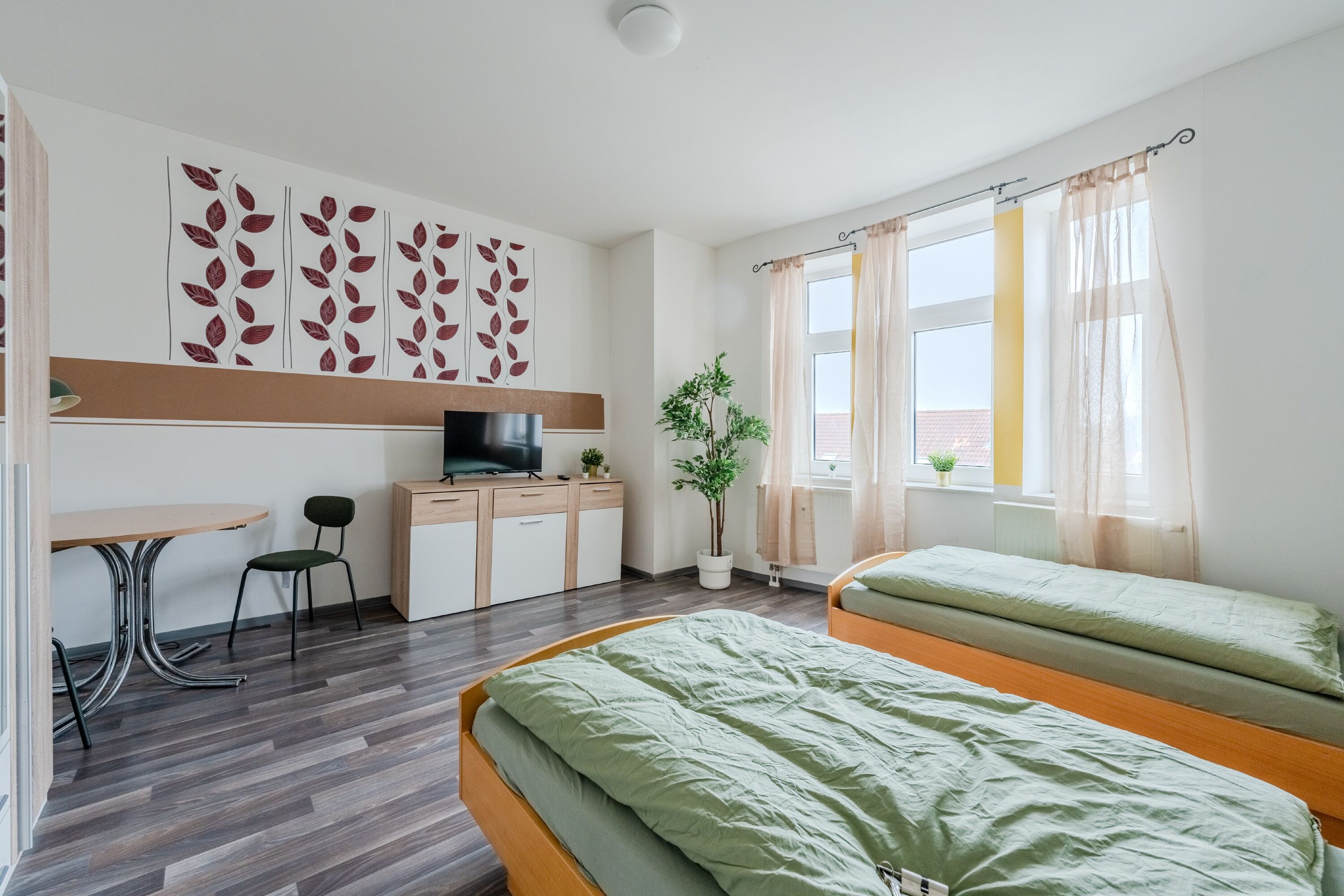 Monteur-Zimmer - Günstige Unterkunft in Leipzig mit Bad und Küche