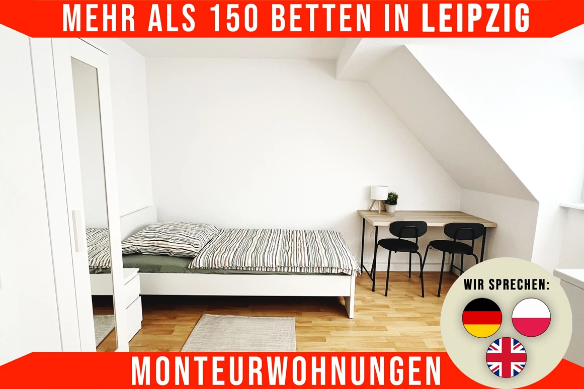 MonteurZimmer: **Über 150 Betten** Die besten Monteurwohnungen in Leipzig!