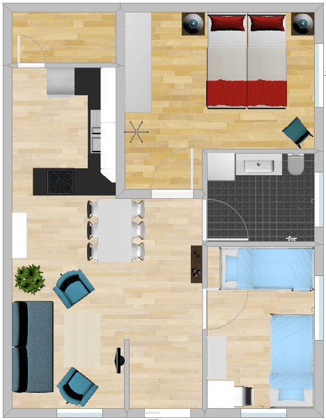 Monteur-Zimmer - Ferien- und Monteurwohnungen Hoffmann in 04564 Böhlen