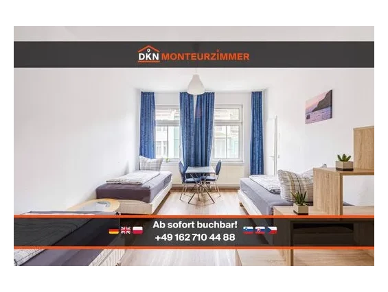 MonteurZimmer: DKN | Ihr Zuhause auf Zeit in Leipzig | Ab sofort frei