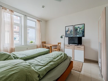 MonteurZimmer: Günstige Unterkunft in Leipzig mit Bad und Küche