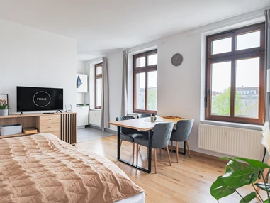MonteurZimmer: Prime Leipzig | hochwertiges Apartment voll-ausgestattet
