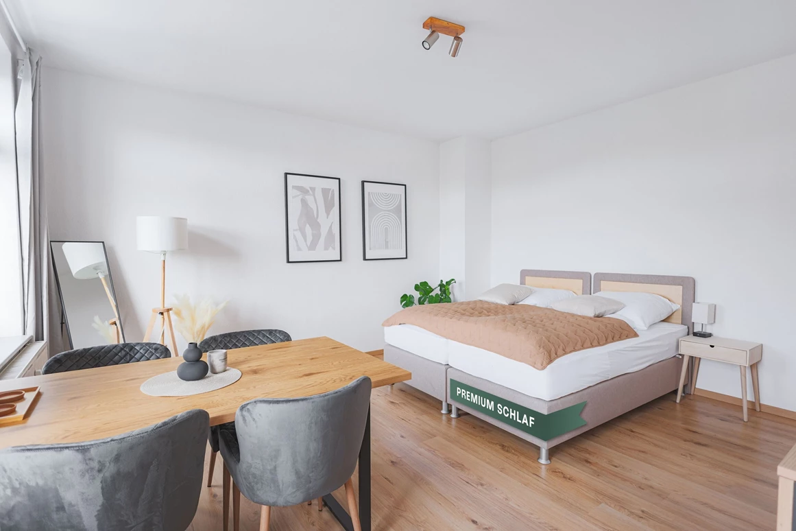 MonteurZimmer: Prime Leipzig | hochwertiges Apartment voll-ausgestattet