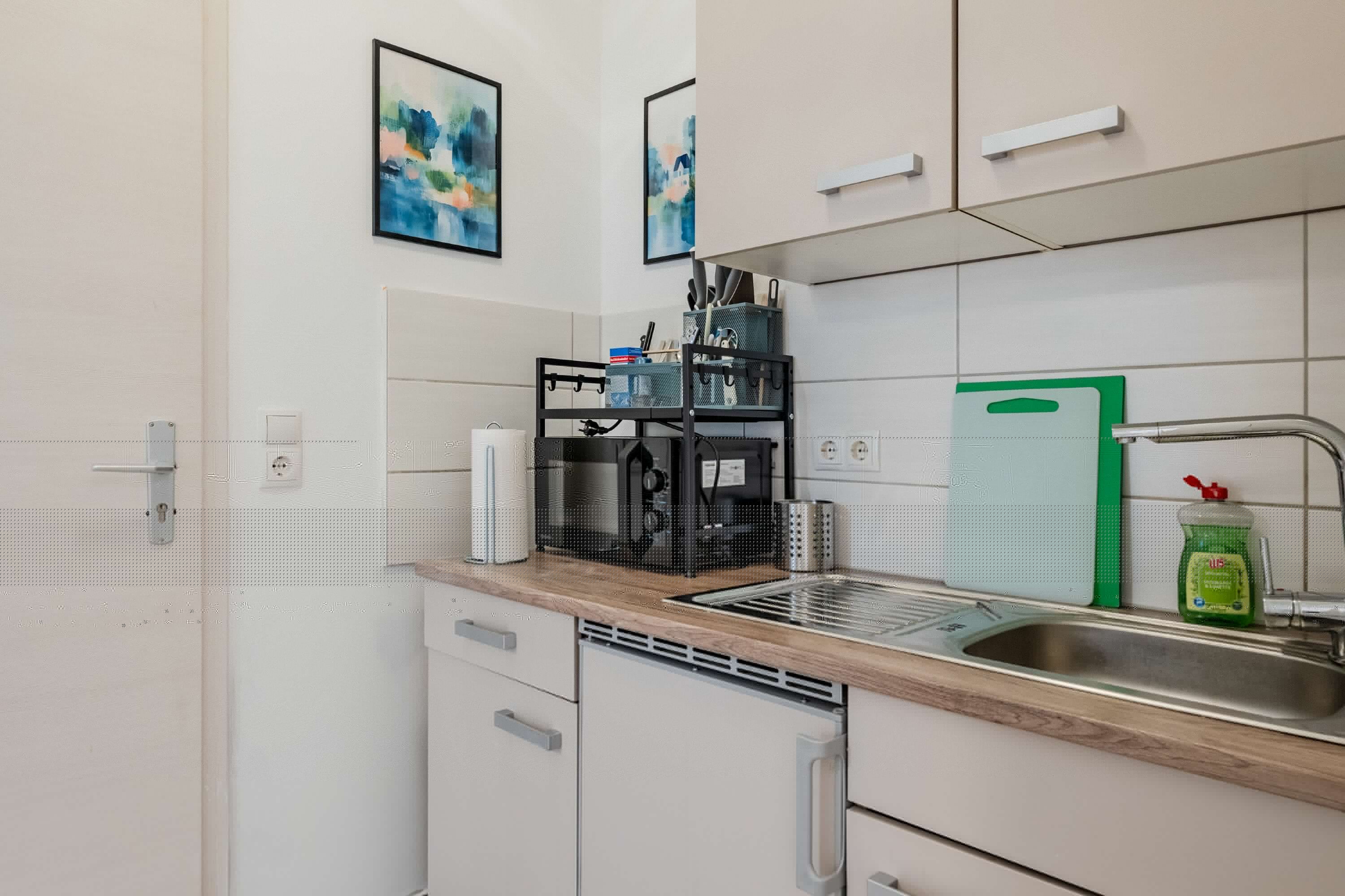 Monteur-Zimmer - Günstige Unterkunft in Leipzig mit Bad und Küche