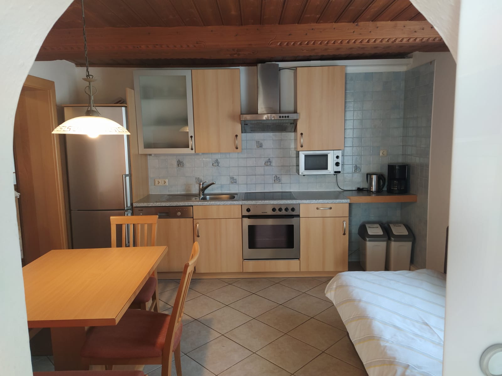 MonteurZimmer: Küche - Haus Neumayer Ferienwohnungen