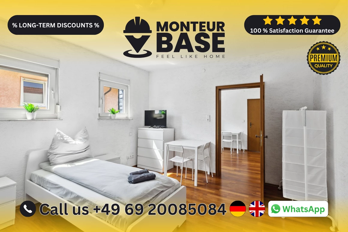 MonteurZimmer: https://images.monteurzimmer.de/1a10e004ab/xl/72a16e46-be5f-416c-8a30-104e49e15870.jpg - MONTEUR BASE - Unterkunft für 2-7 Personen in Hanau