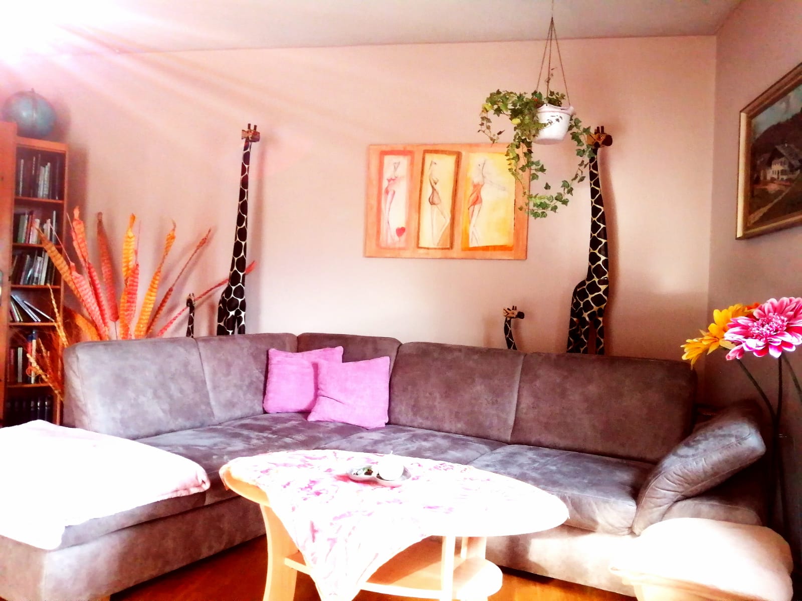 Monteur-Zimmer - Unterkunftsart: Gästehaus - Abtenau - Wohnzimmer  - O'mas Hagenblick 