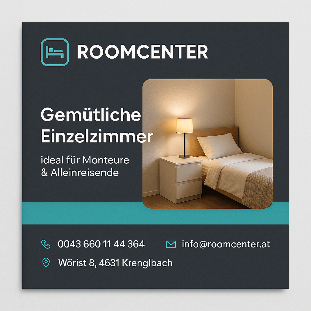MonteurZimmer: Monteurzimmer Wels RoomCenter