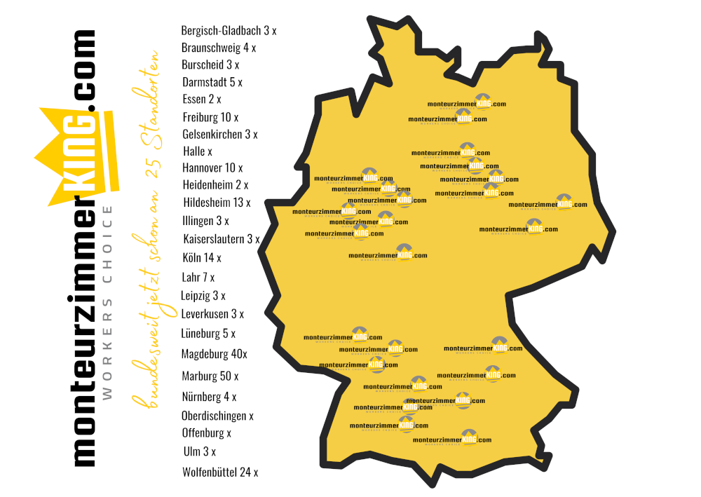 Monteur-Zimmer - Rheinland-Pfalz - monteurzimmerKING in KAISERSLAUTERN / KATZWEILER in 67734 Katzweiler