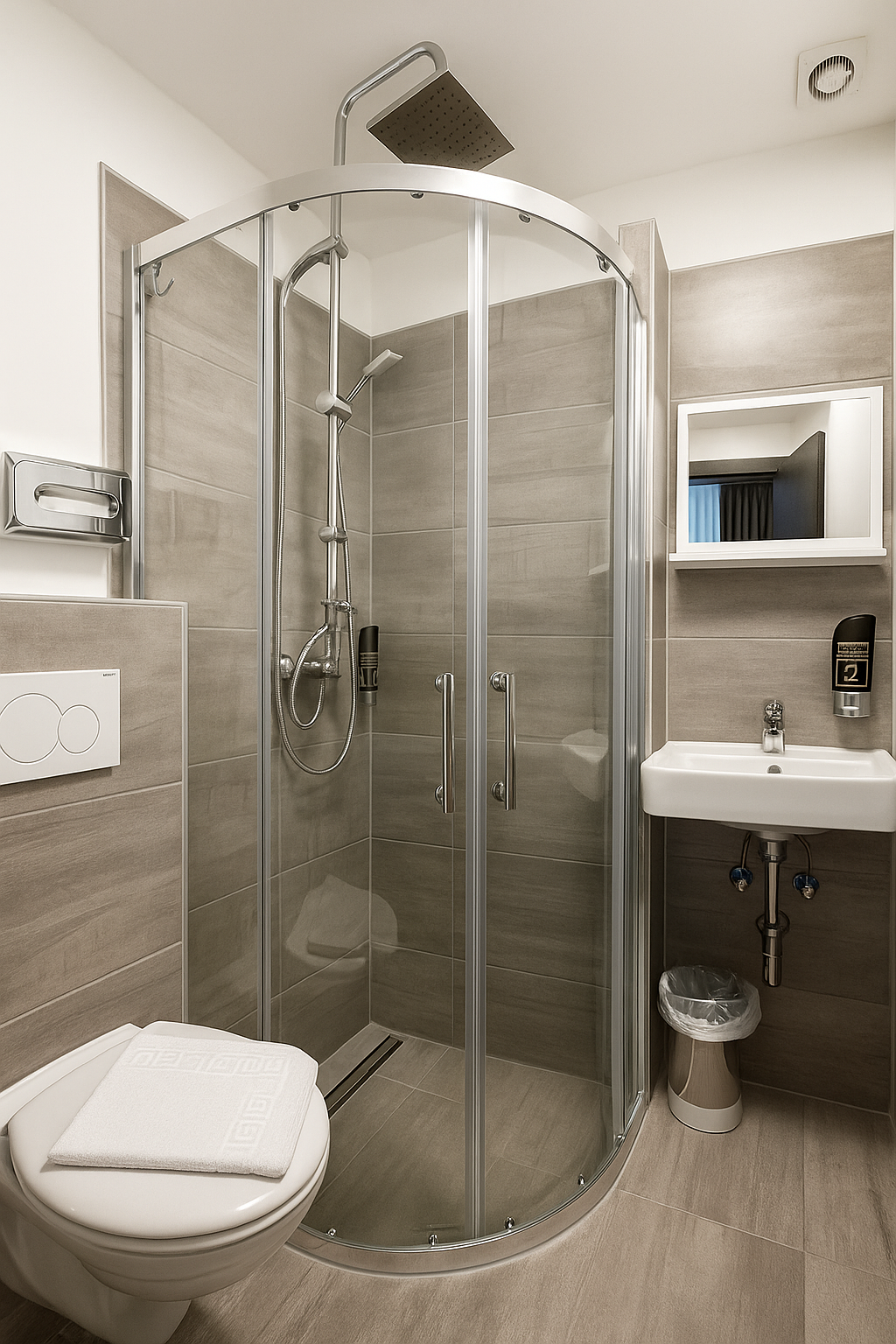 MonteurZimmer: Badezimmer - City Hotel Storch in 50672 Köln