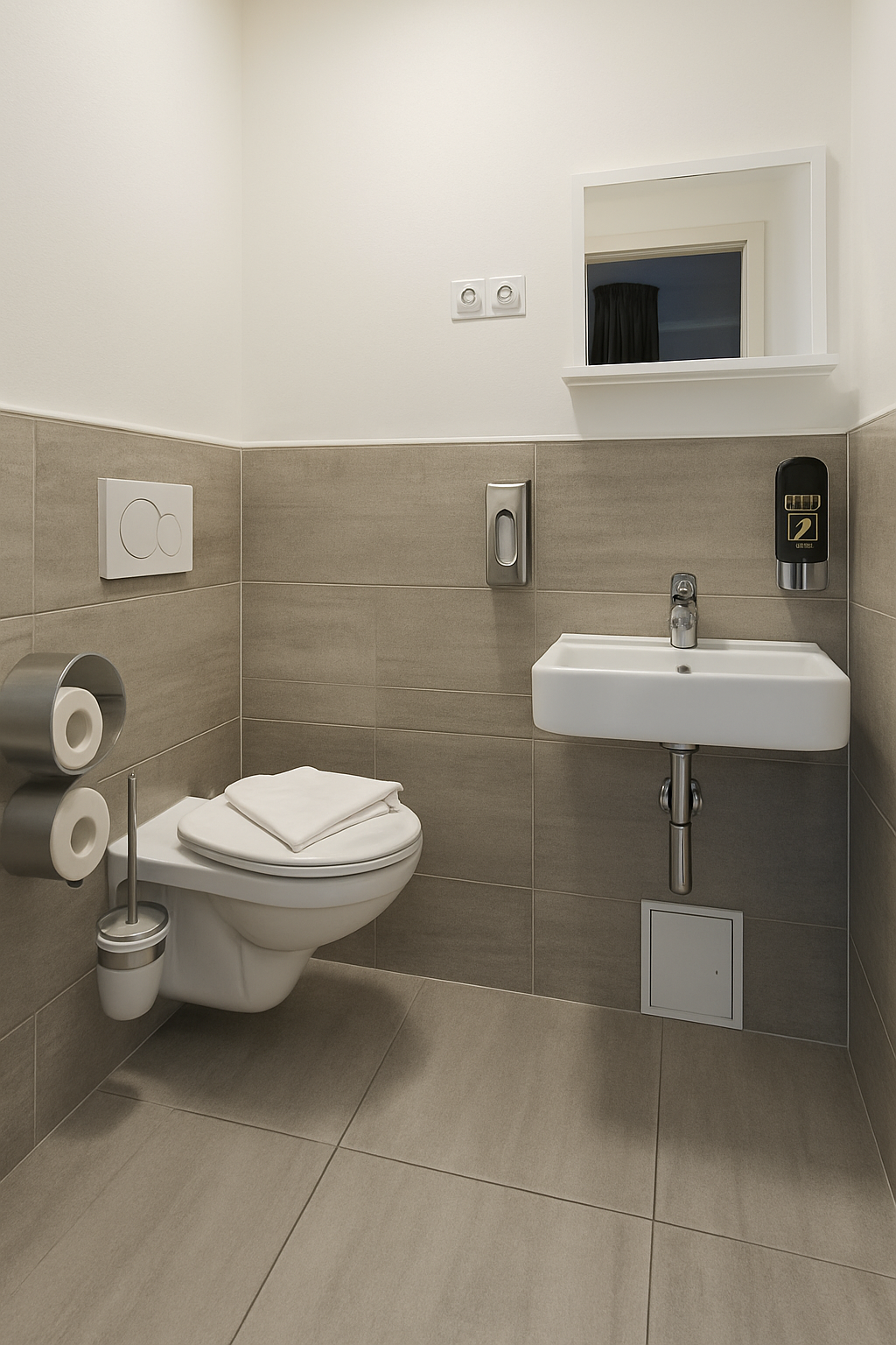 MonteurZimmer: Badezimmer - City Hotel Storch in 50672 Köln