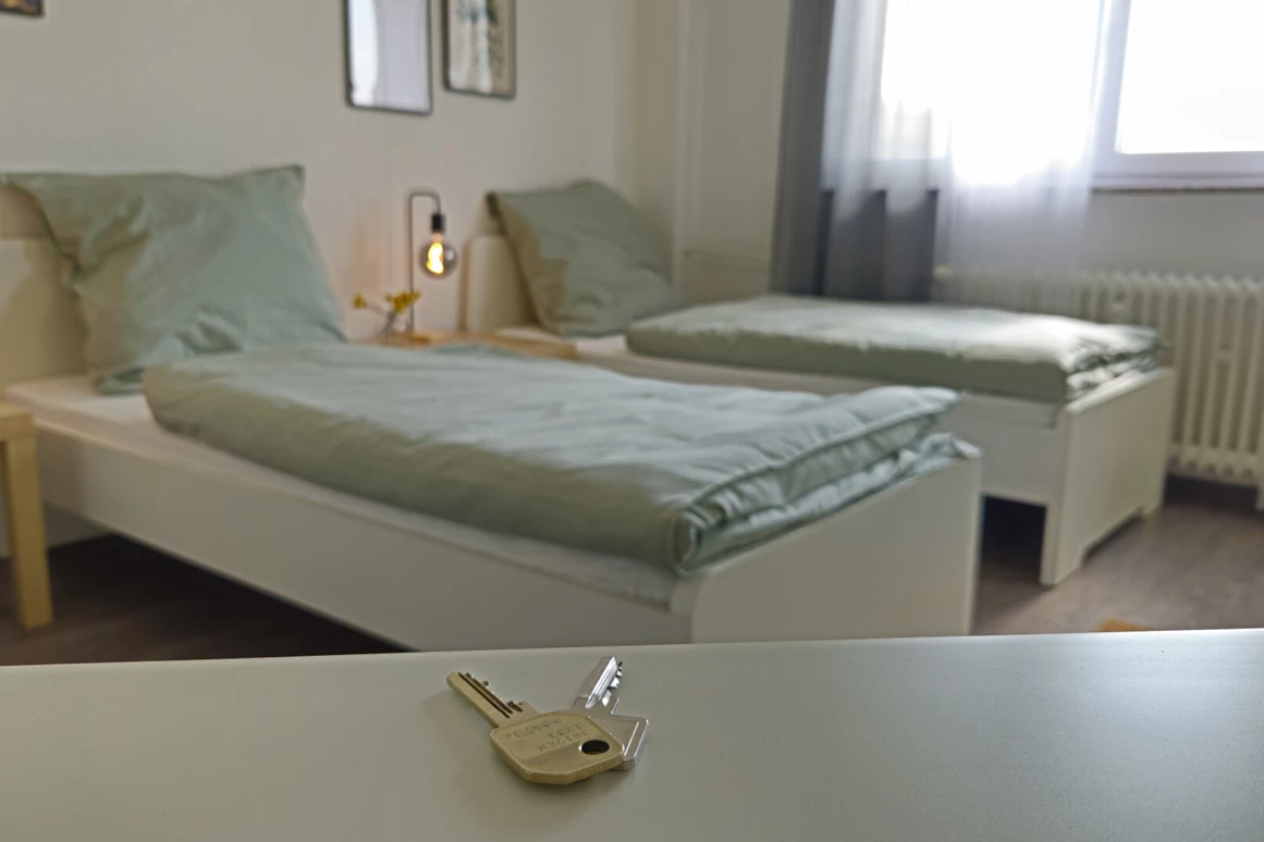 MonteurZimmer: Hometime24 - Monteurwohnung Monheim am Rhein - wieder frei - WLAN inkl in 40789 Monheim am Rhein