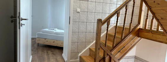 MonteurZimmer: T&K Monteurwohnungen - Monteurwohnung für bis zu 14 Personen mit separaten Einzelbetten
