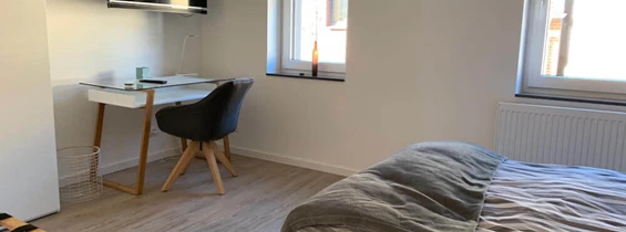 MonteurZimmer: Gästehaus Machts - Einzelschlafzimmer mit großen Betten in 50389 Wesseling