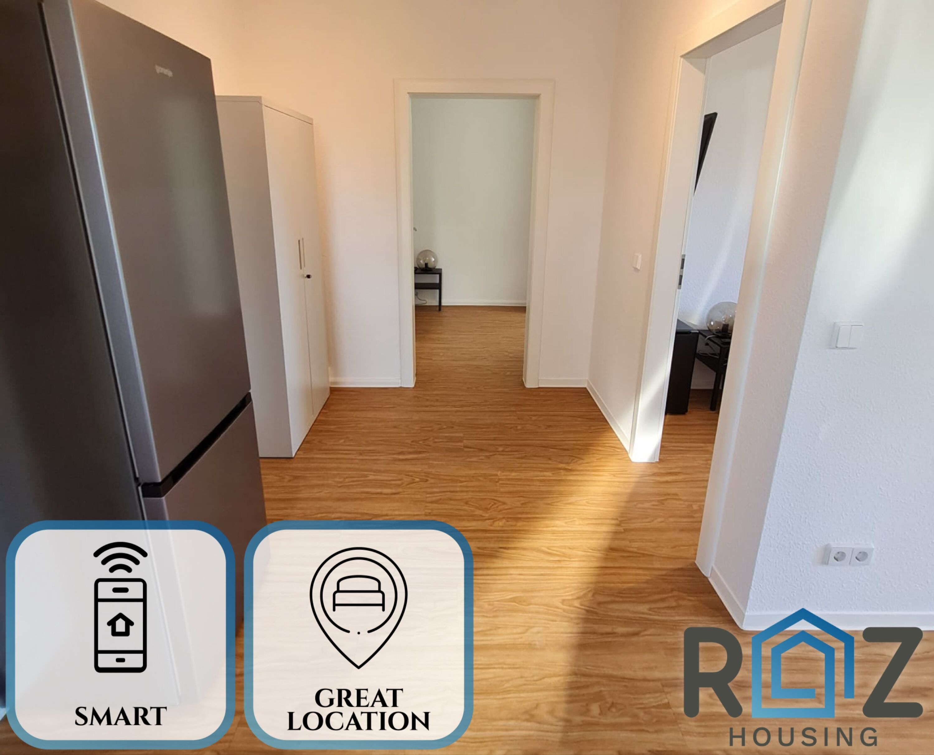 Monteur-Zimmer - Colditz - RZ Housing - Premium Apartment mit 4 Einzelzimmern