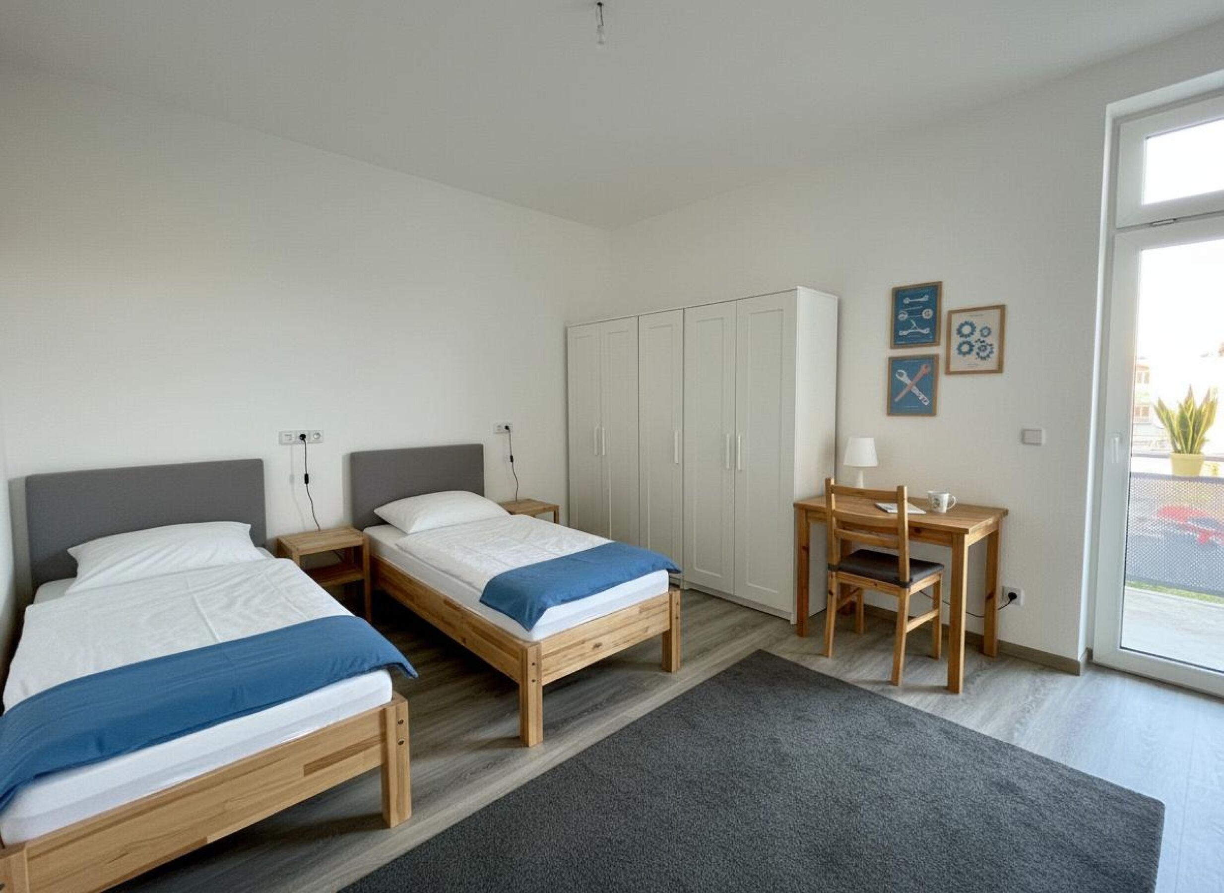 Monteur-Zimmer - Colditz - Business Apartment für 4 Personen zur Miete ab 6 Monaten