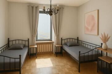 Monteur-Zimmer - Wuppertal - Wohnsol, voll ausgestattete Unterkunft ab 12 Euro für 1-70 Personen