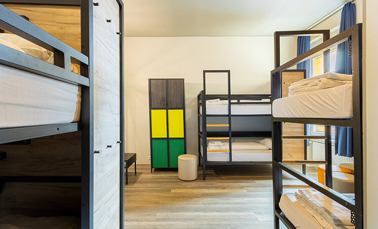 Monteur-Zimmer - Preis pro Nacht - Deutschland - a&o Hostel Dortmund Hauptbahnhof