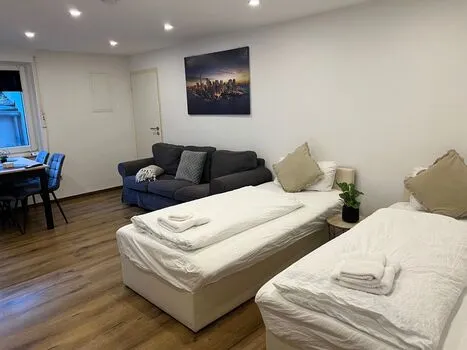 Monteur-Zimmer - Preis pro Nacht - Deutschland - FÜR 3, Boxspringbetten, Küche, Internet, Parkplatz