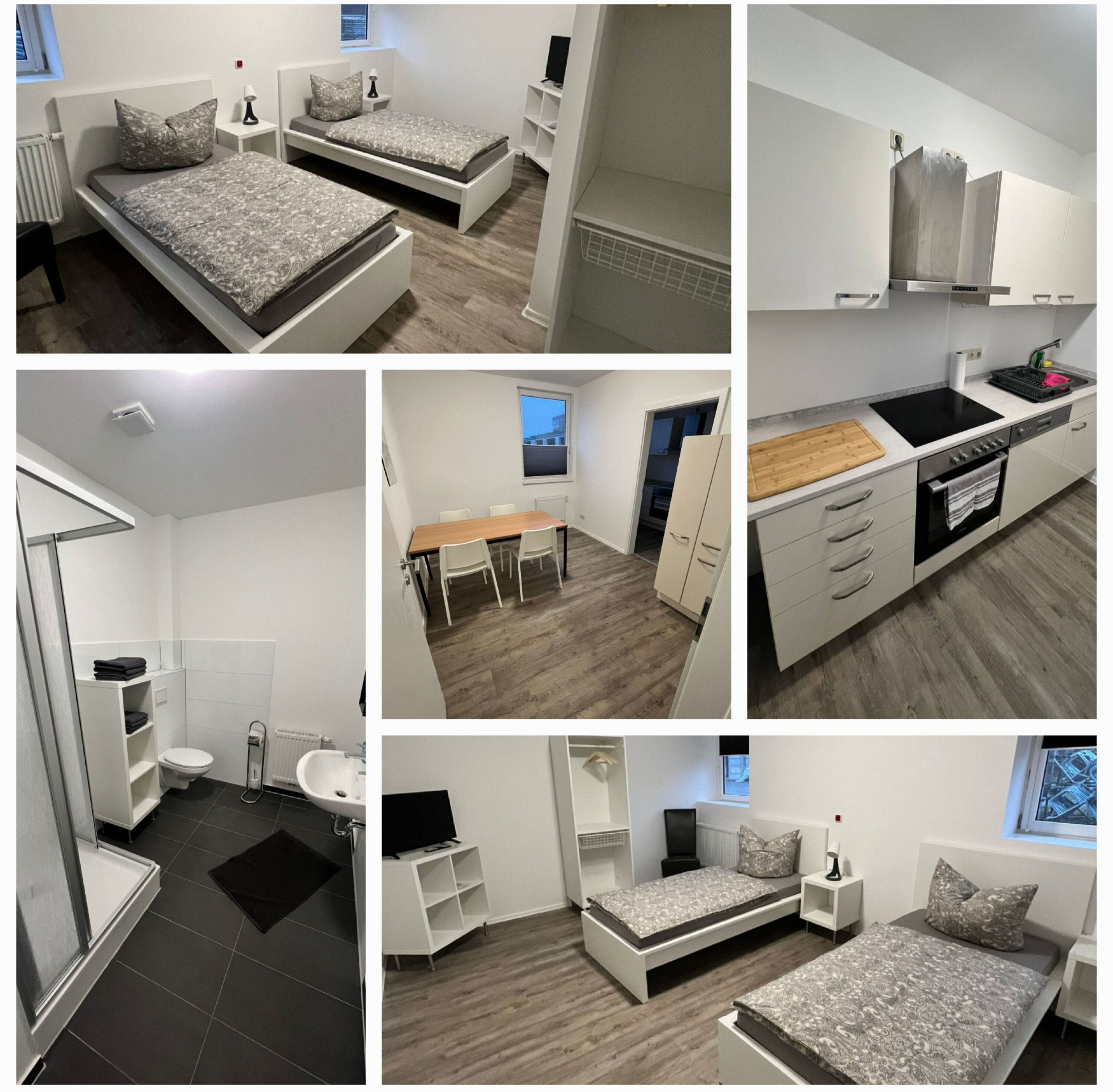 Monteur-Zimmer - Preis pro Nacht - Gästehaus Ziegeleiweg Schwerin